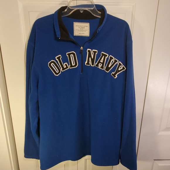 old navy men's fleece pullover